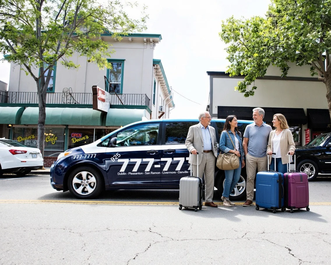 Airport Transportation — DeSoto Cab taxi service in the Tri-Valley