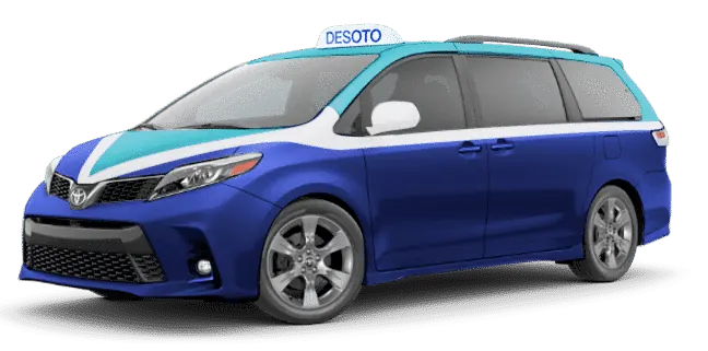 DeSoto Cab van taxi — Tri-Valley taxi service